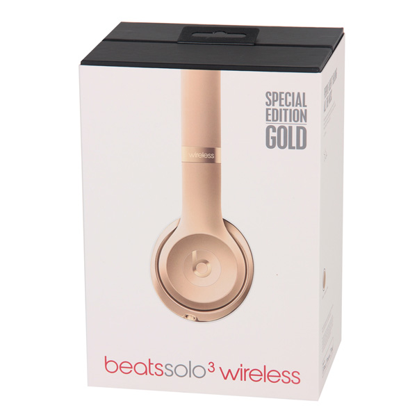 Наушники Bluetooth Beats Beats Solo3 Wireless On-Ear Gold (MNER2ZE/A)